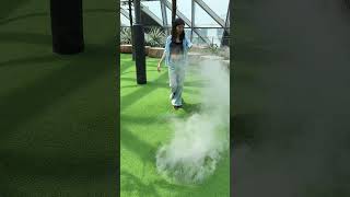 Singapore Changi airport foggy garden [upl. by Ymmot]