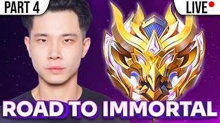 PUSH RANK KE MYTHIC IMMORTAL MOBILE LEGENDS PART 4 LIVE [upl. by Dachy]