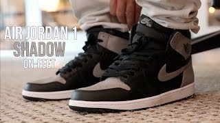 AIR JORDAN 1 SHADOW REVIEW [upl. by Linzy935]