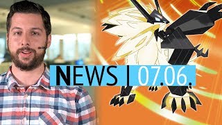 Neue PokémonSpiele UltraSonne amp UltraMond angekündigt  Battleborn wird Free2Play  News [upl. by Ahsercel]