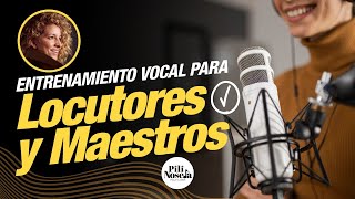 Vocalización para Locutores y Maestros [upl. by Haduhey]