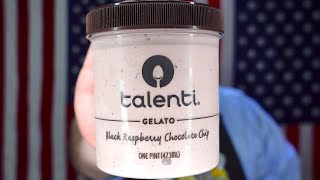 Talenti Black Raspberry Chocolate Chip Gelato Review [upl. by Ewall]