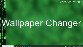 C Console App Wallpaper Changer in Visual Studio 2022 [upl. by Wellesley383]