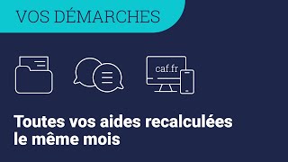 Aide au logement Rsa prime d’activité Aah  toutes vos aides recalculées le même mois [upl. by Jackie]