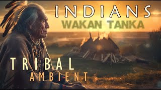 INDIANS WAKAN TANKA  The Great Spirit Of Native America  Tribal Ambient Music  Prayers amp Chants [upl. by Eilyak]