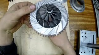 How to build turbojet enginepart4 compressor part is readyengineering engineeringandtechnology [upl. by Etrem274]