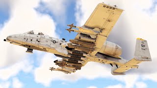 A10C Warthog is Very Strong in Air Sim EC Mode War Thunder [upl. by Nnairak]