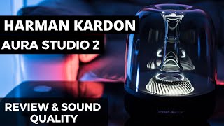 Harman Kardon Aura Studio 2  Unboxing  Review  Sound Test  Bluetooth Home speaker 2018 [upl. by Name]