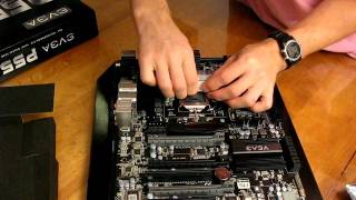 eVGA P55 FTW LGA1156 Core i5 Motherboard Unboxing Linus Tech Tips [upl. by Basham]