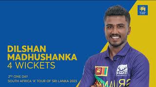 Dilshan Madushankas fourwicket haul stuns South Africa A [upl. by Aned552]