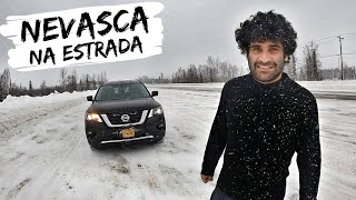 ENCARANDO AS ESTRADAS DO ALASKA NA NEVE [upl. by Manus285]