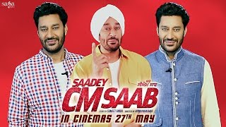 Harbhajan Mann  Gurpreet Ghuggi Ki Chakkar aa Watch to unfold  Saadey CM Saab  27 May [upl. by Einhpad]