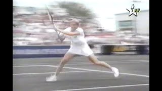 Monica Seles vs Zina Garrison Houston 1992 F [upl. by Alled]