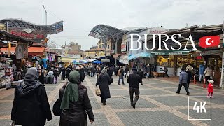 Exploring Bursas CRAZY bazaar and streets [upl. by Ajroj]