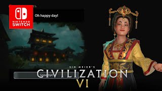 Civilization VI Deity On Switch  Ramses II  Part 6  Hey Somebody Likes Me Switch [upl. by Erdnaet]