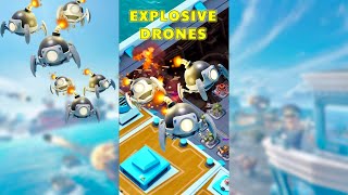 using EXPLOSIVE DRONES on Warships  BOOM BEACH [upl. by Voe]