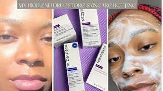 My High End Drugstore Skincare Routine  Neostrata [upl. by Anala]