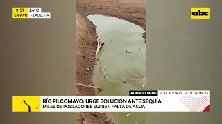 Río Pilcomayo urge solución ante sequía [upl. by Burney]