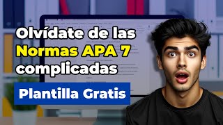 Normas APA 7ma FÁCIL ¡Márgenes Tipografías Índice Títulos y Más Plantilla Word GRATIS [upl. by Nnalatsyrc]