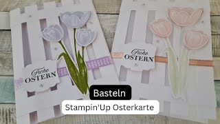 Osterkarte basteln mit Stampin up [upl. by Larimer]