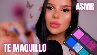 ASMR TE MAQUILLO PARA UNA CITA  ROLEPLAY EN ESPAÑOL [upl. by Amluz]