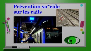 Prévention suicide sur les rails 112024 [upl. by Nanette]