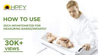 How to use Seca Infantometer For Measuring BabiesInfants  Seca 416 User Guide [upl. by Nnylarat]