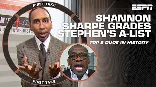 Shannon Sharpe gives Stephens AList a D 🤣  First Take [upl. by Nathalie]