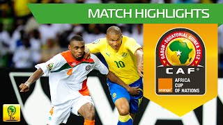 Gabon vs Niger  Orange Africa Cup of Nations GABONEQUATORIAL GUINEA 2012 [upl. by Resay]