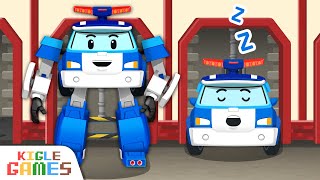 일어나 폴리 Wake up Poli  폴리 습관놀이  Poli Game  Robocar Poli  KIGLE GAMES [upl. by Ahsiemak]