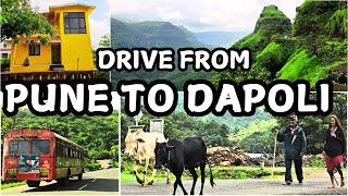 We drove from Pune to Dapoli during monsoon Lush Greenery amp Beautiful Airbnb Stay  Varandha Ghat [upl. by Martin]