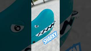 Are you Team Sharky shark seaanimalstoys seaanimals beach [upl. by Annaeirb278]