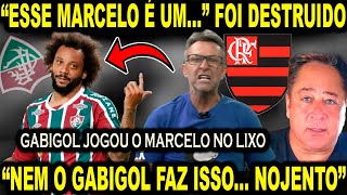 NETO GABIGOL E LEONARDO JOGARAM O MARCELO DO FLUMINENSE NA LATA DO LIXO QUE CARA NOJENTO FLAMENGO [upl. by Ellehs]