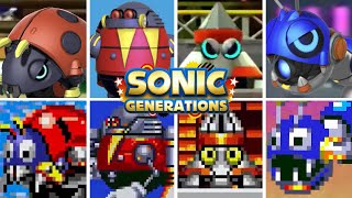 SONIC GENERATIONS  All Enemy Origins [upl. by Howes855]