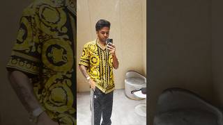 Buying 150000 Rupees shirt from Versace viral reels shorts billionaire [upl. by Netsirhc]