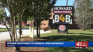 Howard Middle and High Schools closed due to power outage [upl. by Nahtnhoj234]