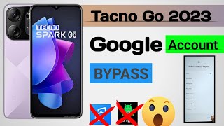 Tecno go 2023 BF7 Frp BypassNew trick 🔥 [upl. by Shih]