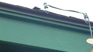 Holiday Lighting How To  Allinone clip on gable roof [upl. by Aramenta]