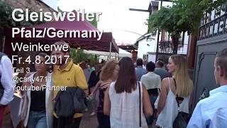 Weinfest Wein und Kunst Gleisweiler Pfalz Germany 482017 T34 [upl. by Aphra474]