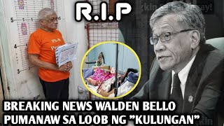 BREAKING NEWS WALDEN BELLO PUMANAW SA LOOB NG quotKULUNGANquot SA QUEZON CITY  WALDEN BELLO Inaresto Na [upl. by Engedus]