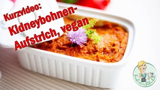 Veganer Kidneybohnenaufstrich mit dem Thermomix [upl. by Nosneb]