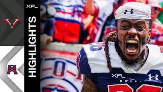 XFL Highlights  Vegas Vipers vs Houston Roughnecks [upl. by Everard]