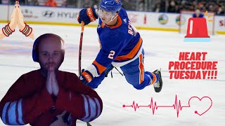 Mike Reilly of New York Islanders to have heart procedure today SWEDISH [upl. by Merrill690]