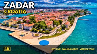 4K Walking tour Zadar Croatia [upl. by Armilla]