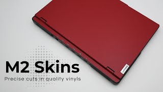 M2Skins Lenovo Legion 5 Pro Gen 9 2024 Wrap Around  Top Lid Installation [upl. by Gurango]