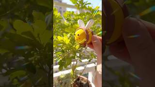 Easy Origami  Creating a Little Bee in 20 Seconds  origami  DIY  tutorial [upl. by Berghoff789]