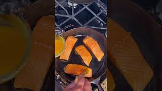 Easy Blackened Salmon 🎣 Full recipe wwwuncledibbzcom cooking salmon food shorts [upl. by Ednew]