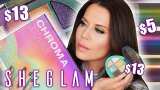 S H E G L A M 💫 CHROMA Makeup Review [upl. by Eugene550]