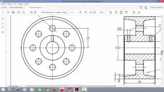 Planos pieza mecanica rueda [upl. by Staffard111]