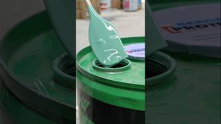 making opaline green  pu enamel paint satisfying ytshorts [upl. by Odyssey]